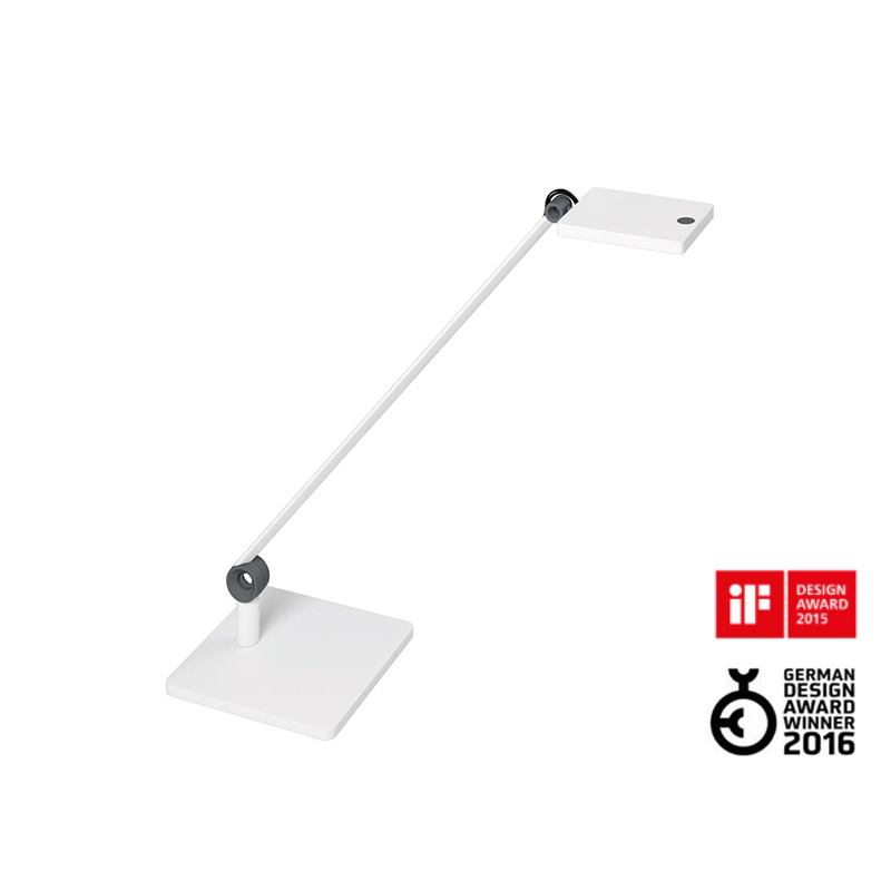 ⭐️Waldmann - PARA.MI 方形單臂檯燈 連方形底座 (白色)