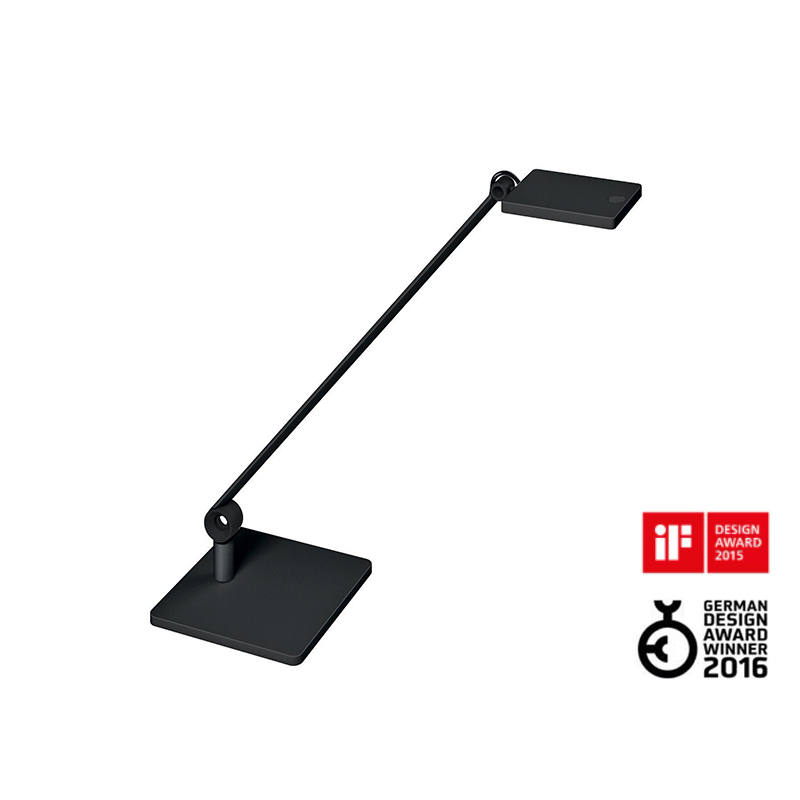 ⭐️Waldmann - PARA.MI 方形單臂檯燈 連方形底座 (黑色)