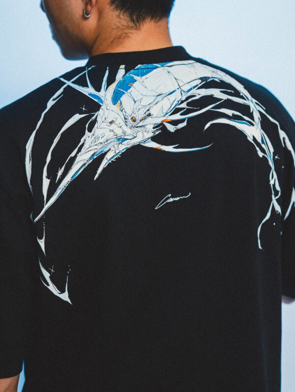※【LAZYFISH® x CA CHOU】GRAPHIC TEE – Black (售完停產)
