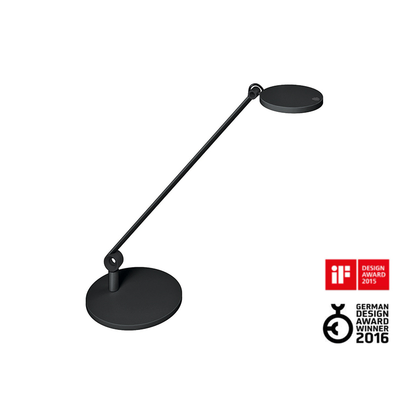 ⭐️Waldmann - PARA.MI 圓形單臂檯燈 連圓形底座 (黑色)