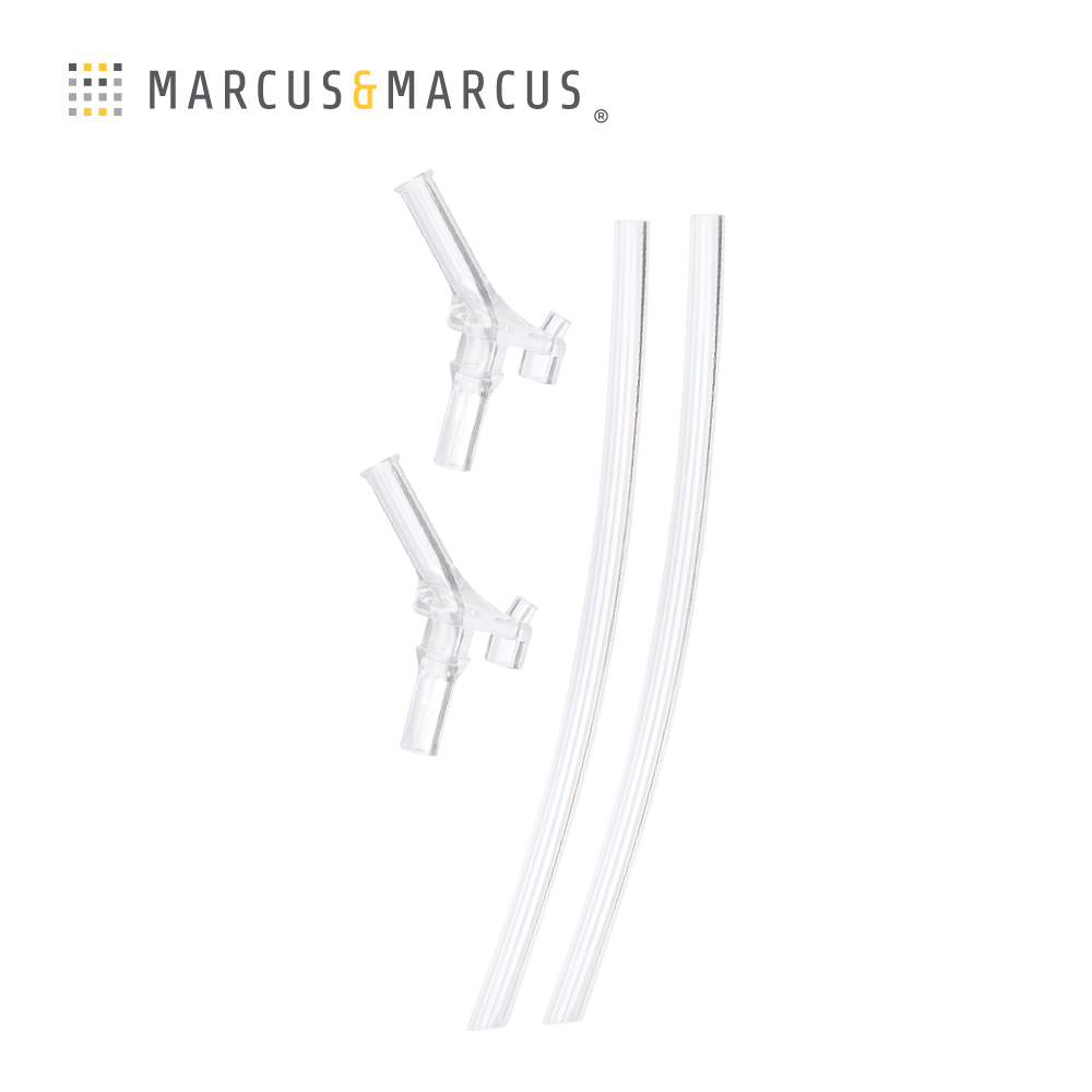 Marcus&Marcus 兒童兩用不鏽鋼保溫水瓶吸管配件2入組