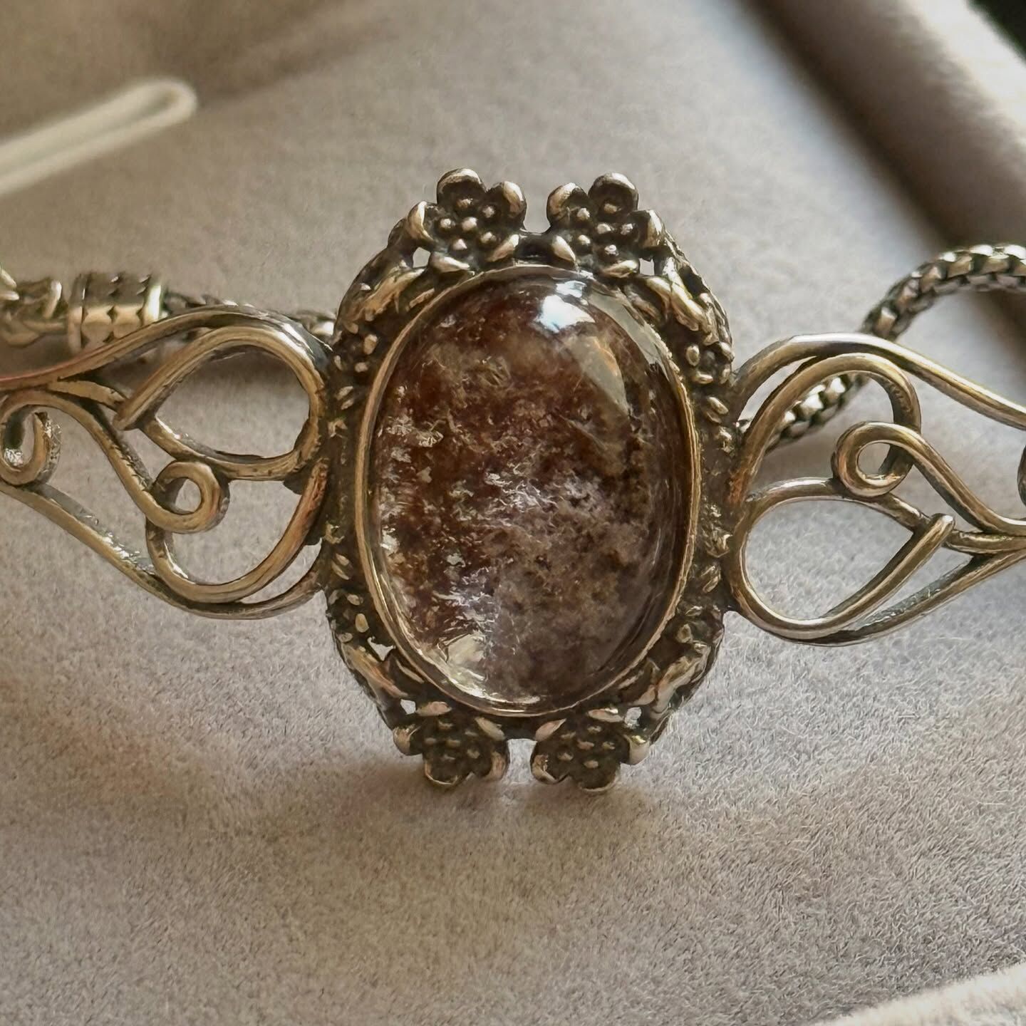 [原石] 幽靈水晶 925銀手環 水晶手環 水晶手鏈