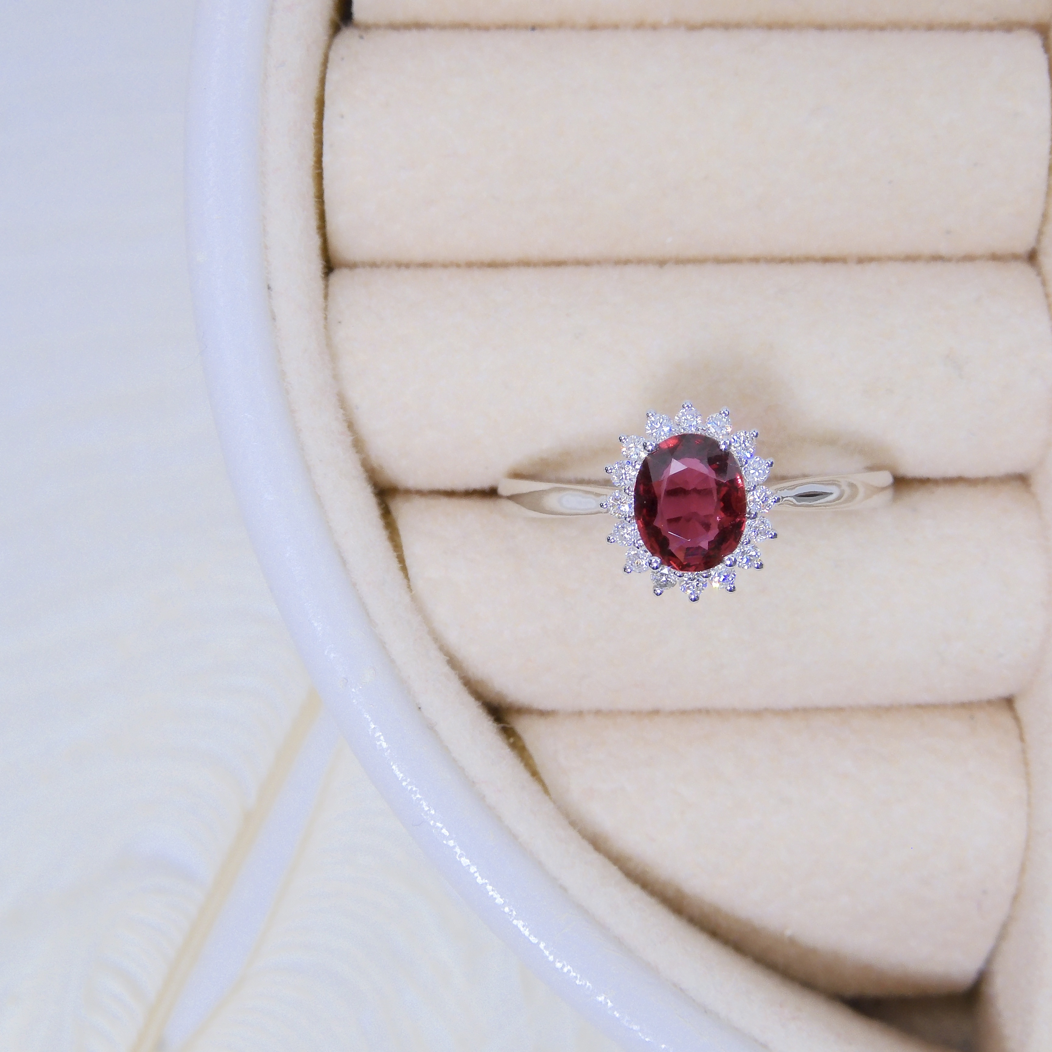 18K金 0.78ct 紅寶石戒指 (配國際證書)