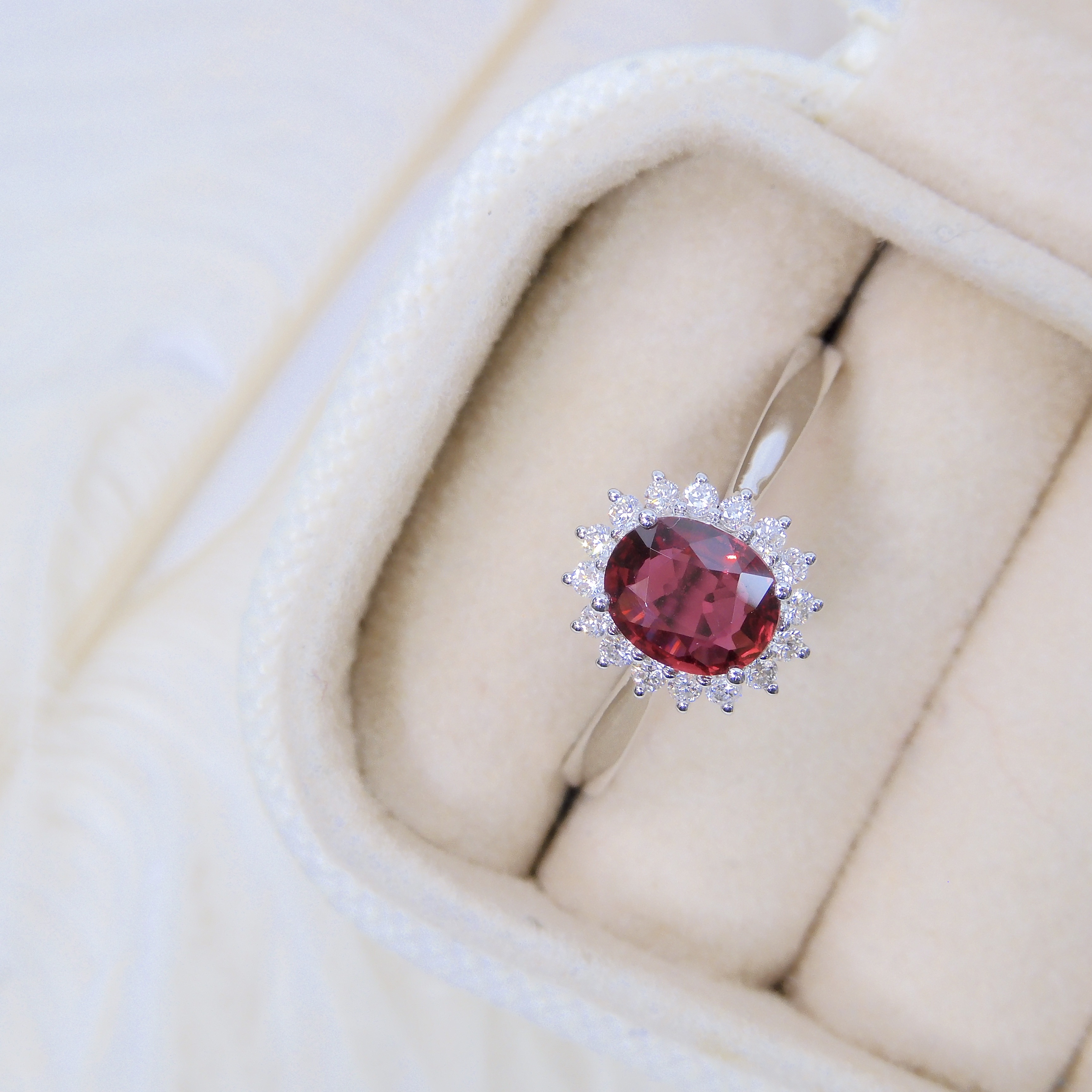 18K金 0.78ct 紅寶石戒指 (配國際證書)