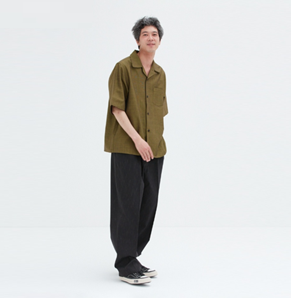 VISVIM 2025 S/S KEESEY SP SHIRT S/S (WOOL/SILK/LINEN) - PRE ORDER ITEM (預訂中)
