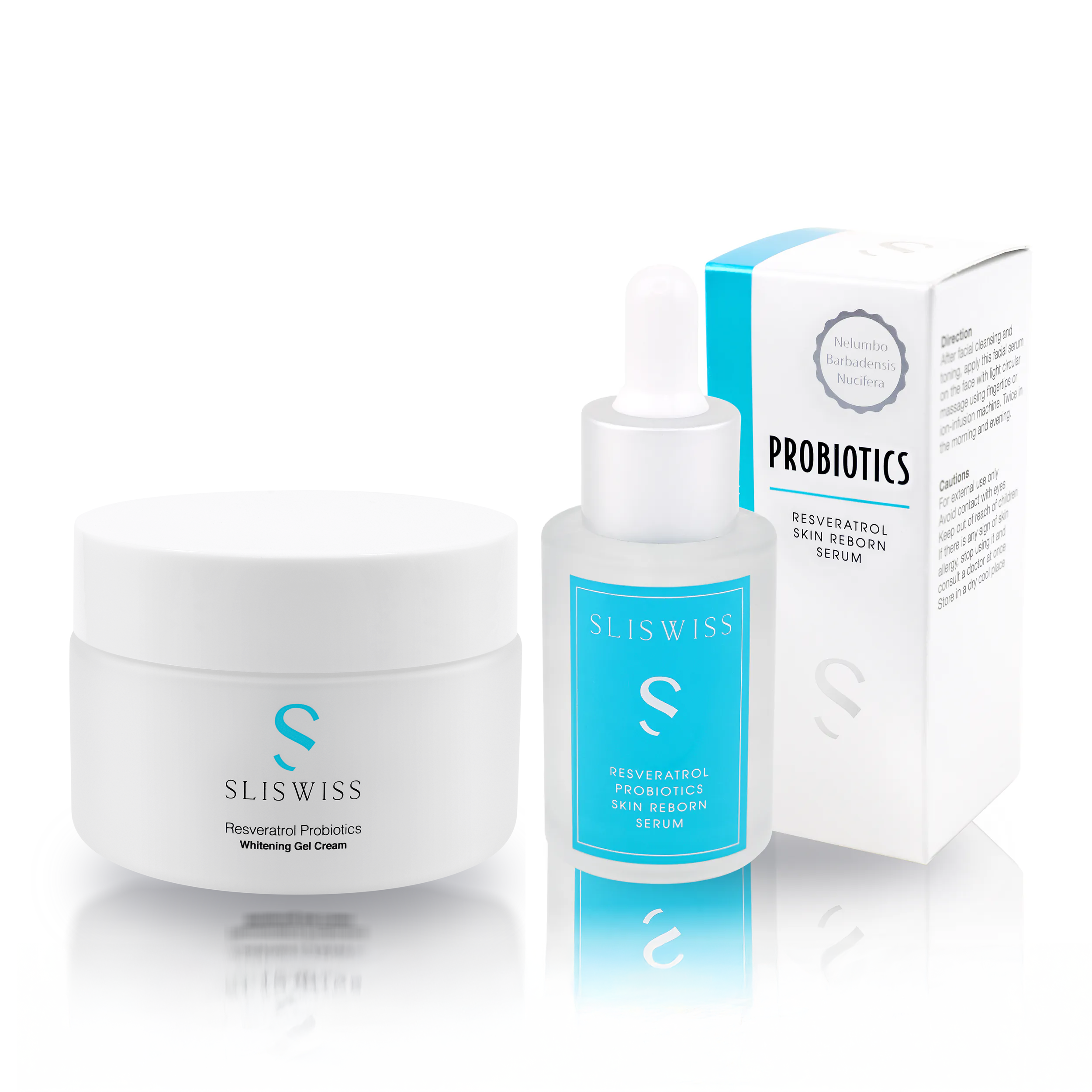 SLISWISS 白藜蘆醇爆水皮秒面霜+爆水精華