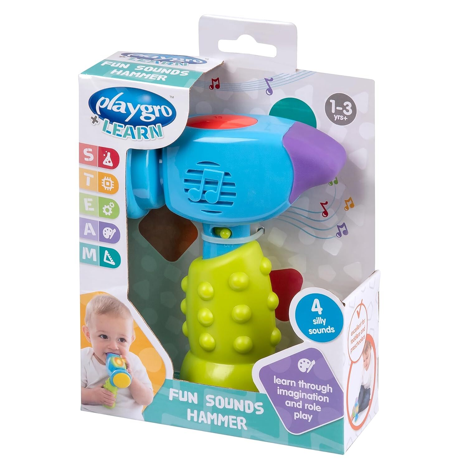 playgro 聲光敲敲槌