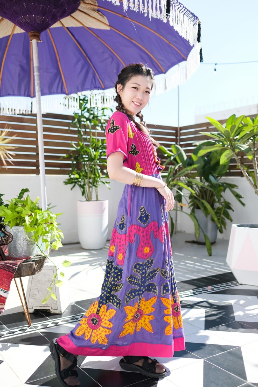 Macrame 連身裙 - M2404