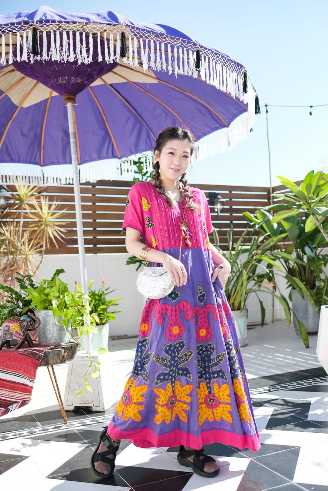 Macrame 連身裙 - M2404