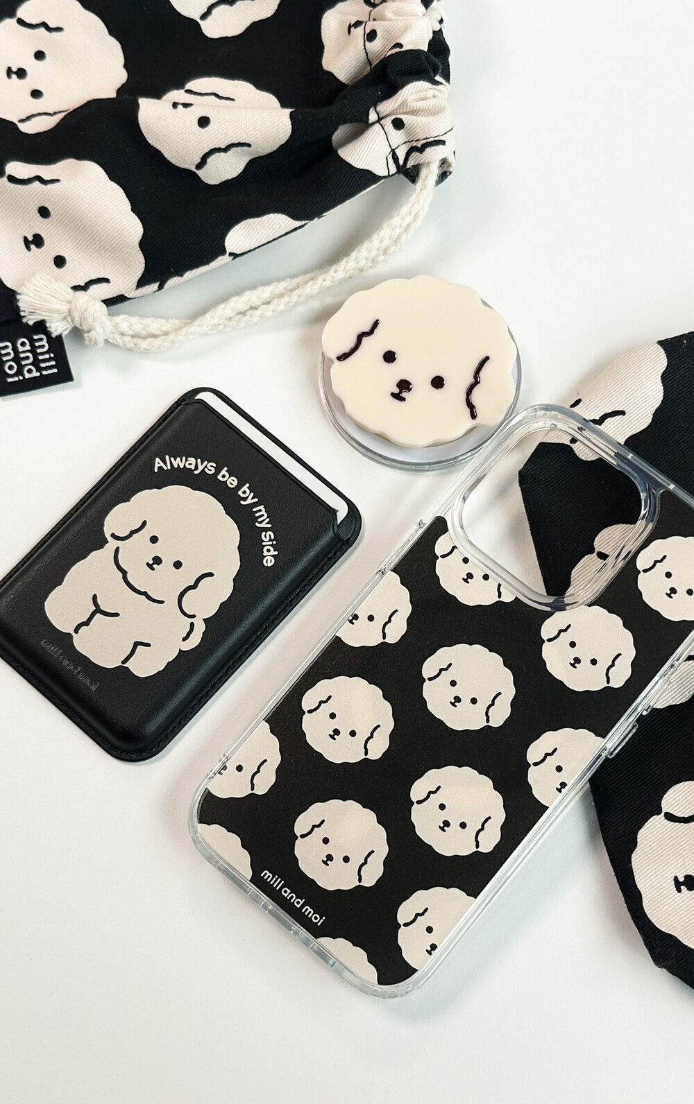 現貨 韓國文創 mill and moi 磁吸 卡套 Magsafe 卡包 - 八款可選