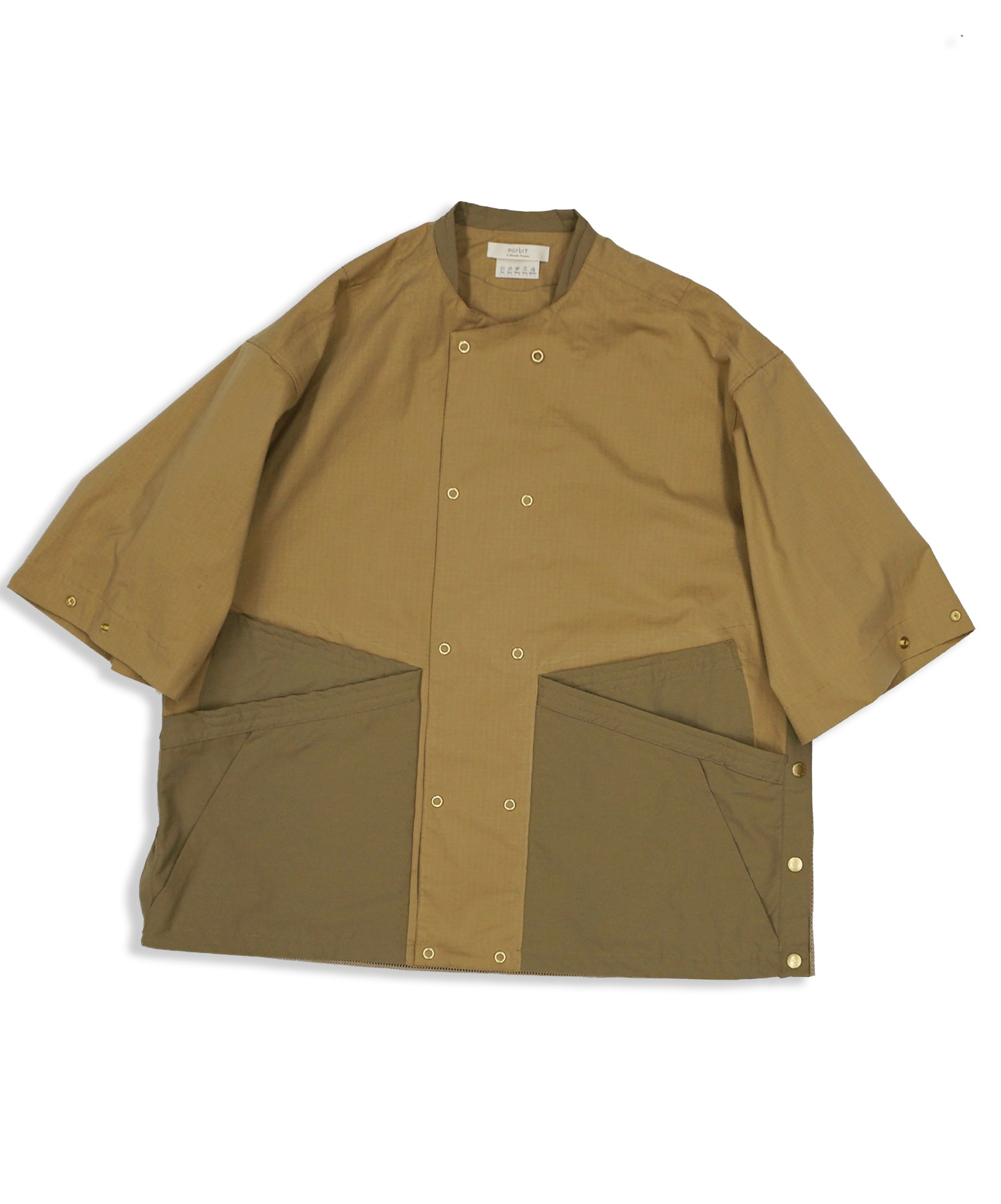 NORBIT SIDE SNAP HAIF SLEEVE JACKET HNSH-036 COYOTE