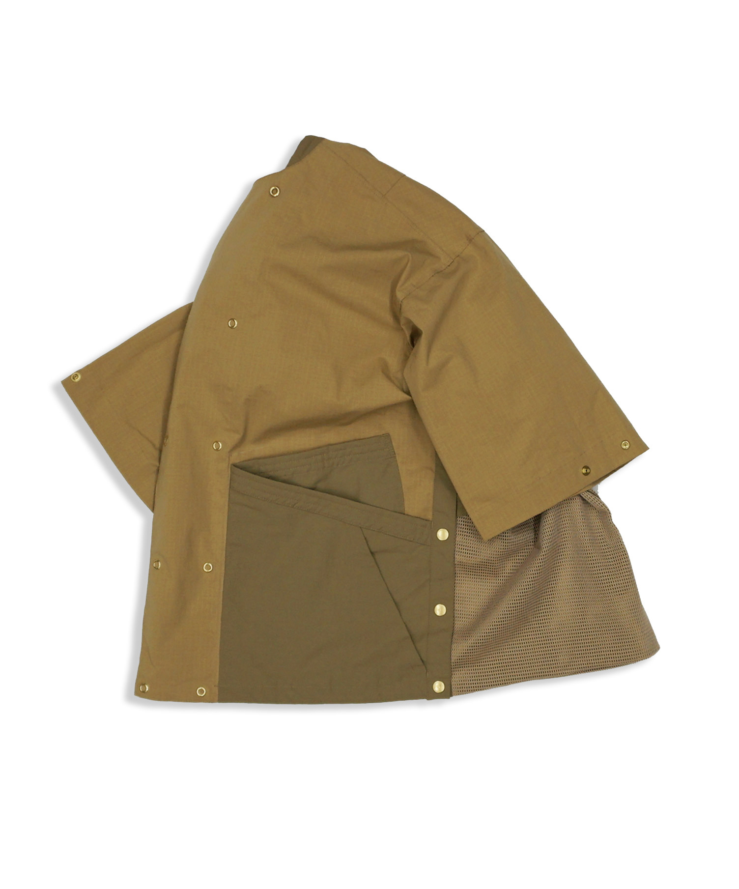 NORBIT SIDE SNAP HAIF SLEEVE JACKET HNSH-036 COYOTE