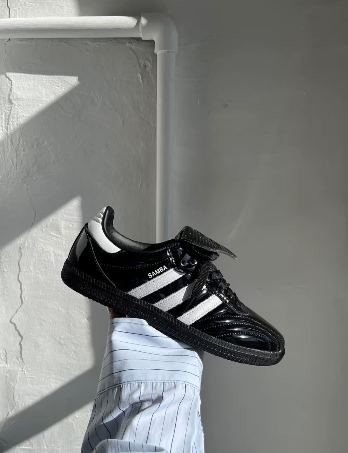 【代購】Adidas Originals Samba LT 漆皮黑色