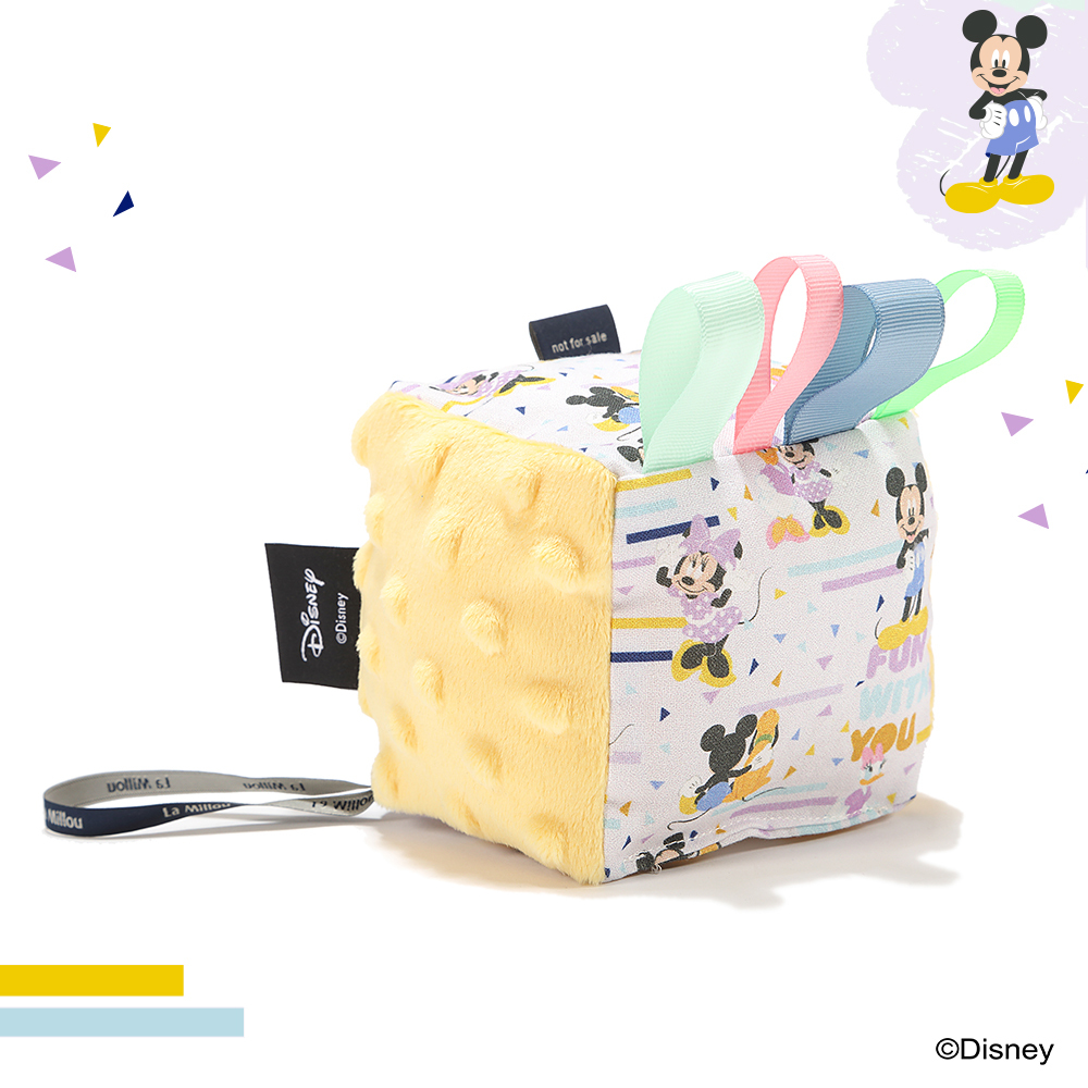 La Millou波蘭  安撫標籤球｜米奇系列_嚮一起篇｜清恬芒果黃