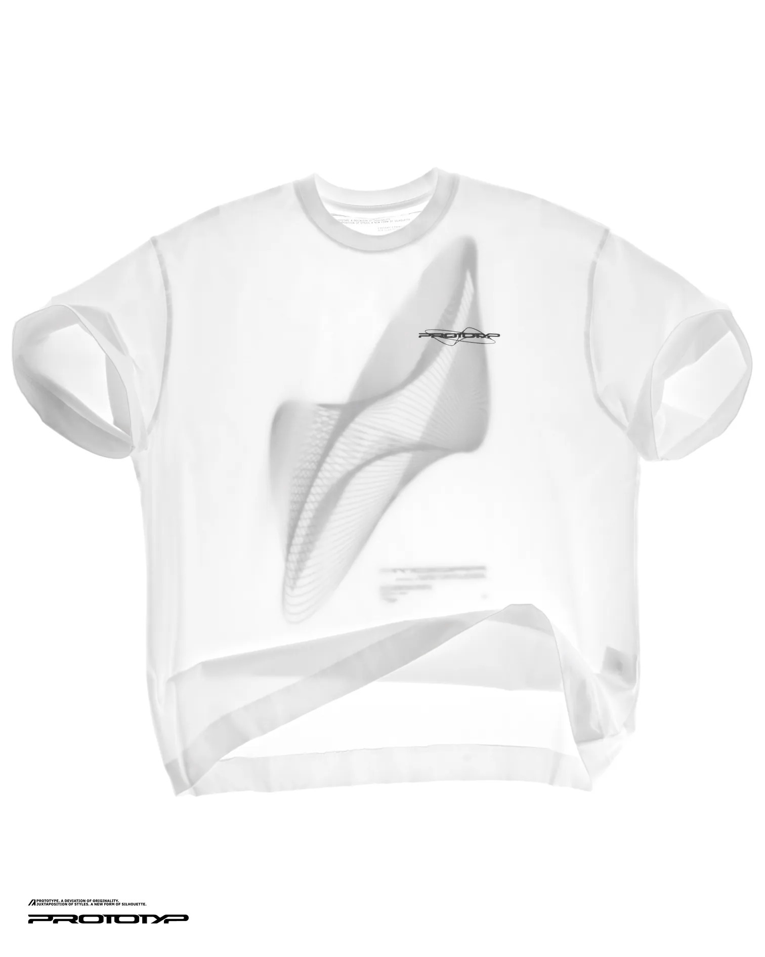 PROTOTYP｜OCT1017 - VELOCITY Hologram Shirt (White)