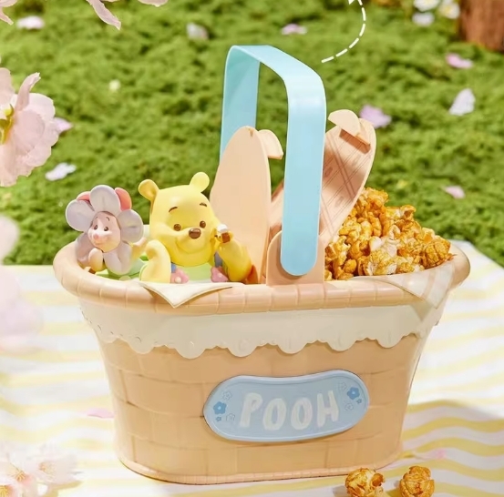 【預購】上海迪士尼限定 維尼小豬 春日野餐爆米花桶