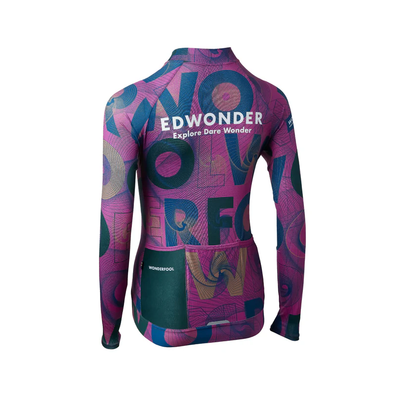 EdWonder Wonderfool Infinite 系列長袖騎行服 紫莓色