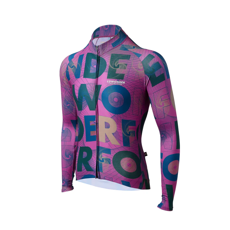 EdWonder Wonderfool Infinite 系列長袖騎行服 紫莓色