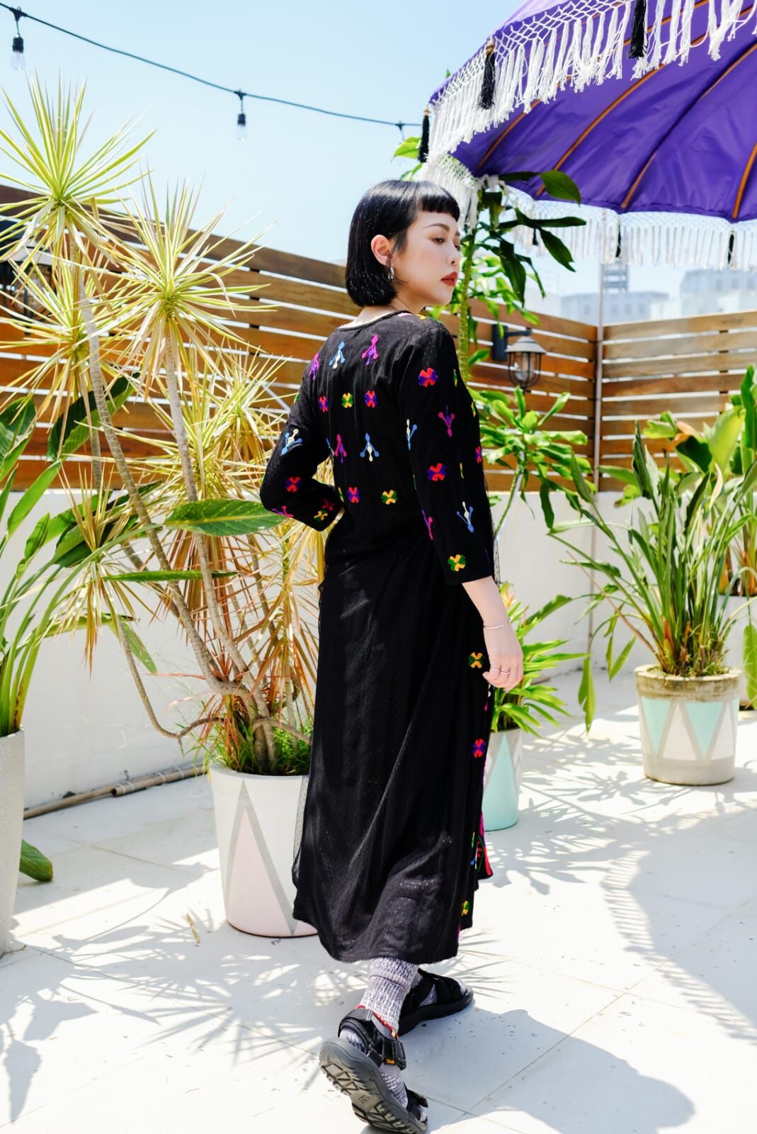 Macrame 連身裙 - M2555E