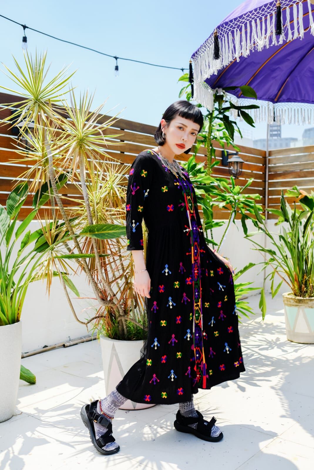 Macrame 連身裙 - M2555E