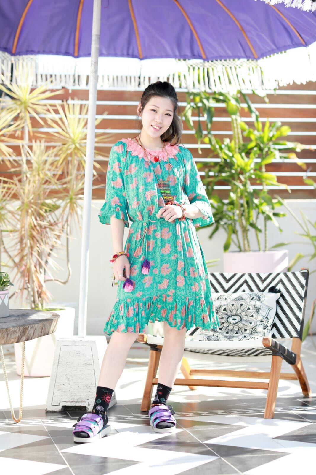 Macrame 連身裙 - M2202A