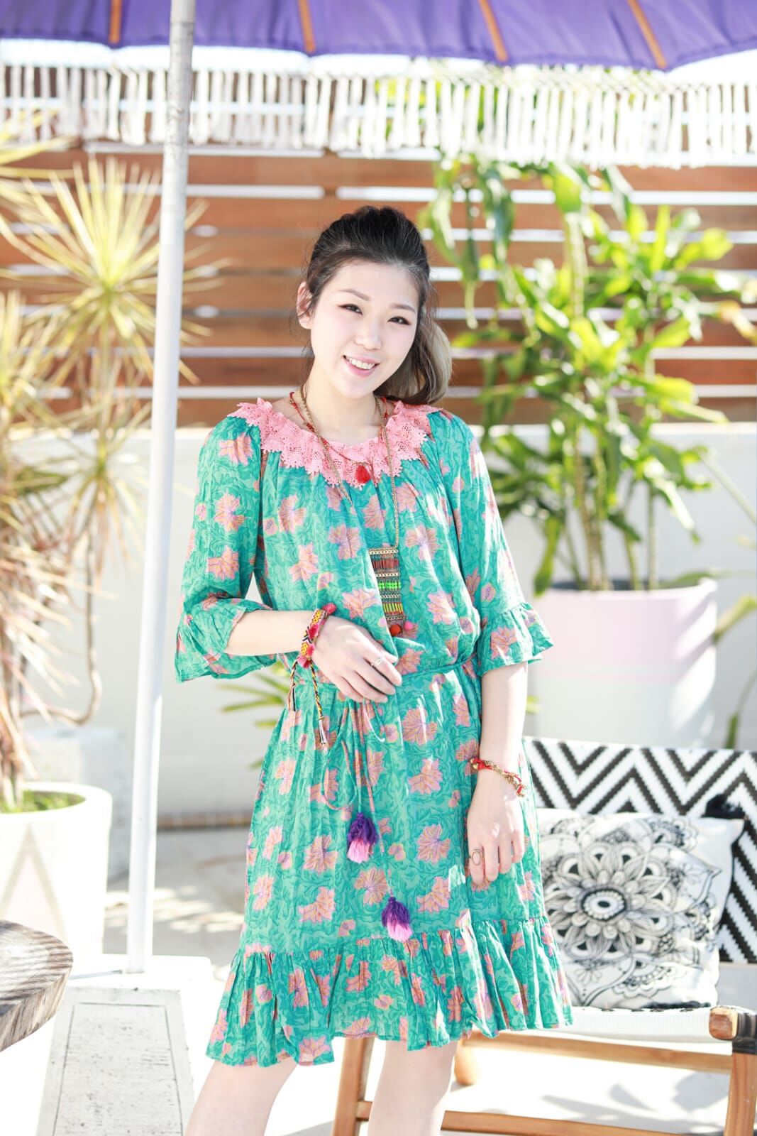 Macrame 連身裙 - M2202A