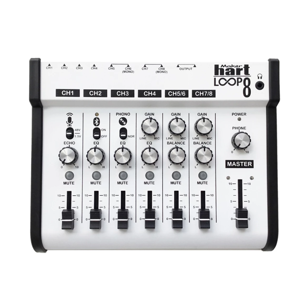 MakerHart MakerHart / Loop 8 8軌藍芽混音器 — 三峽錄音 / 音響