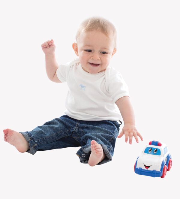 playgro 寶寶聲光小警車
