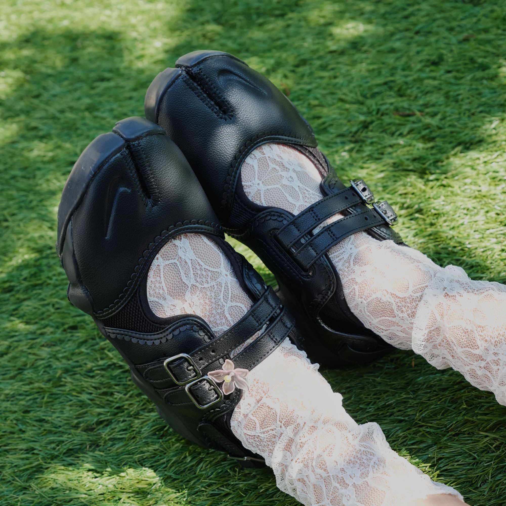 預購┃NIKE WMNS AIR RIFT BR 芭蕾 雕花 分趾 忍者鞋 全黑