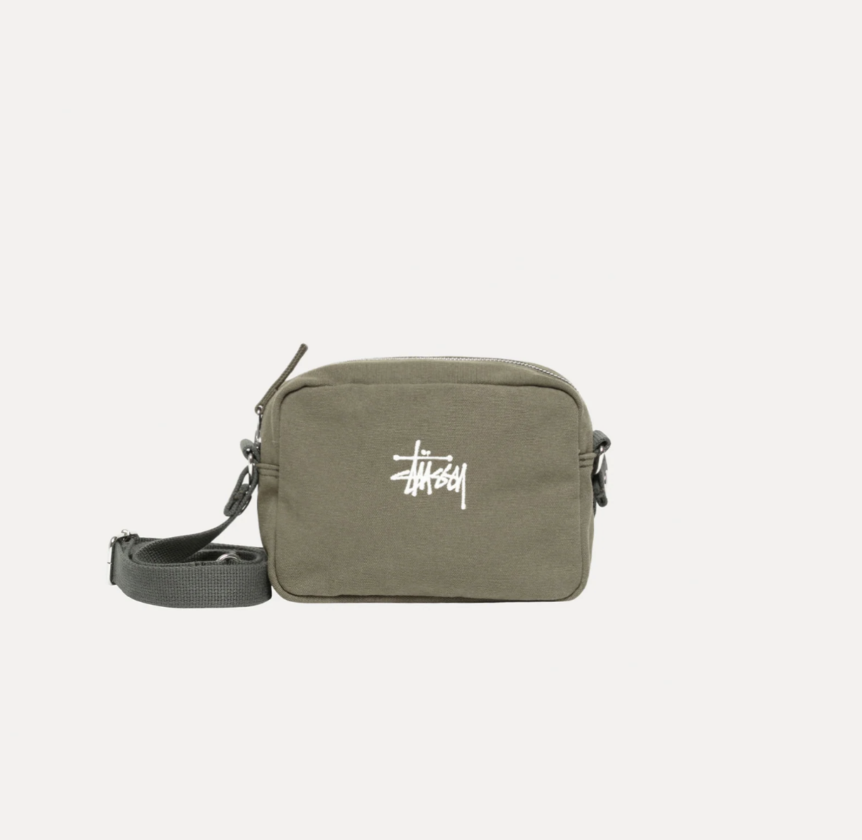 Stussy Canvas Side Pouch -Green