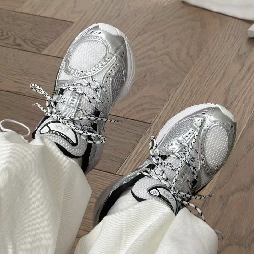 Asics 亞瑟士 Gel-Nimbus 10.1 "White Grey"  Balenciaga 巴黎世家平替 運動休閒鞋 白灰 1203A780-101