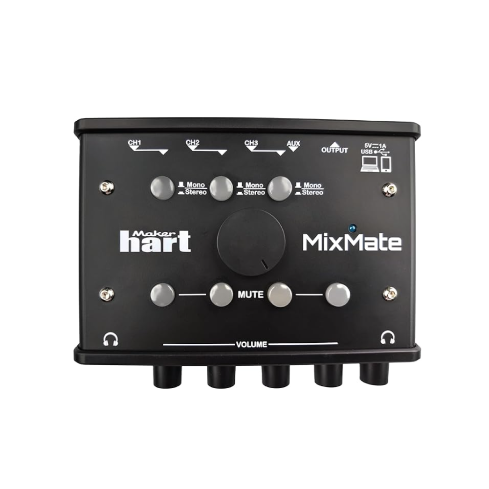 MakerHart MakerHart / Mixmate 4軌小型混音器 第 2 張圖片｜三峽錄音 / 音響