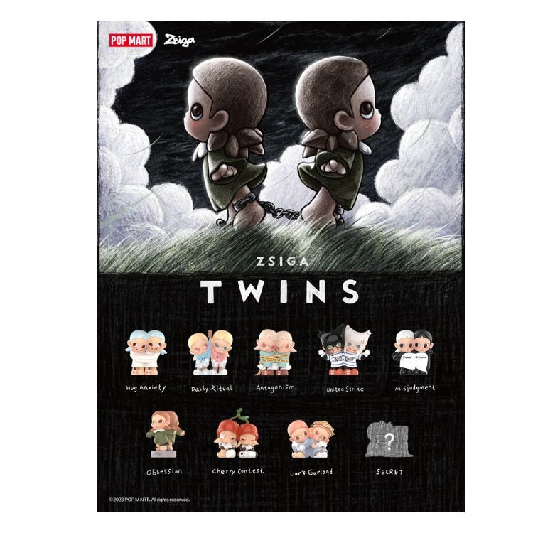 POP MART 泡泡瑪特 Zsiga 雙子系列 盒玩 盲盒(全9款)