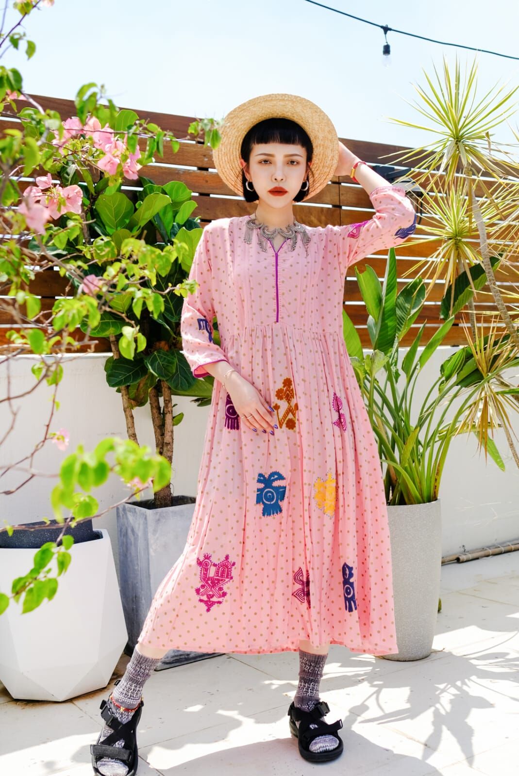 Macrame 連身裙 - M2543R