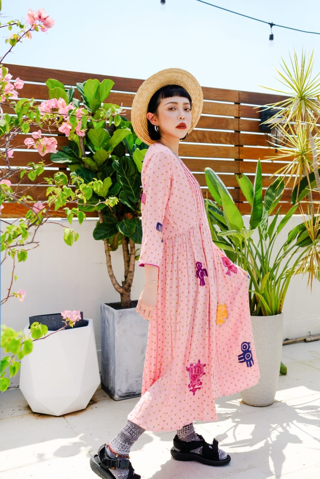 Macrame 連身裙 - M2543R