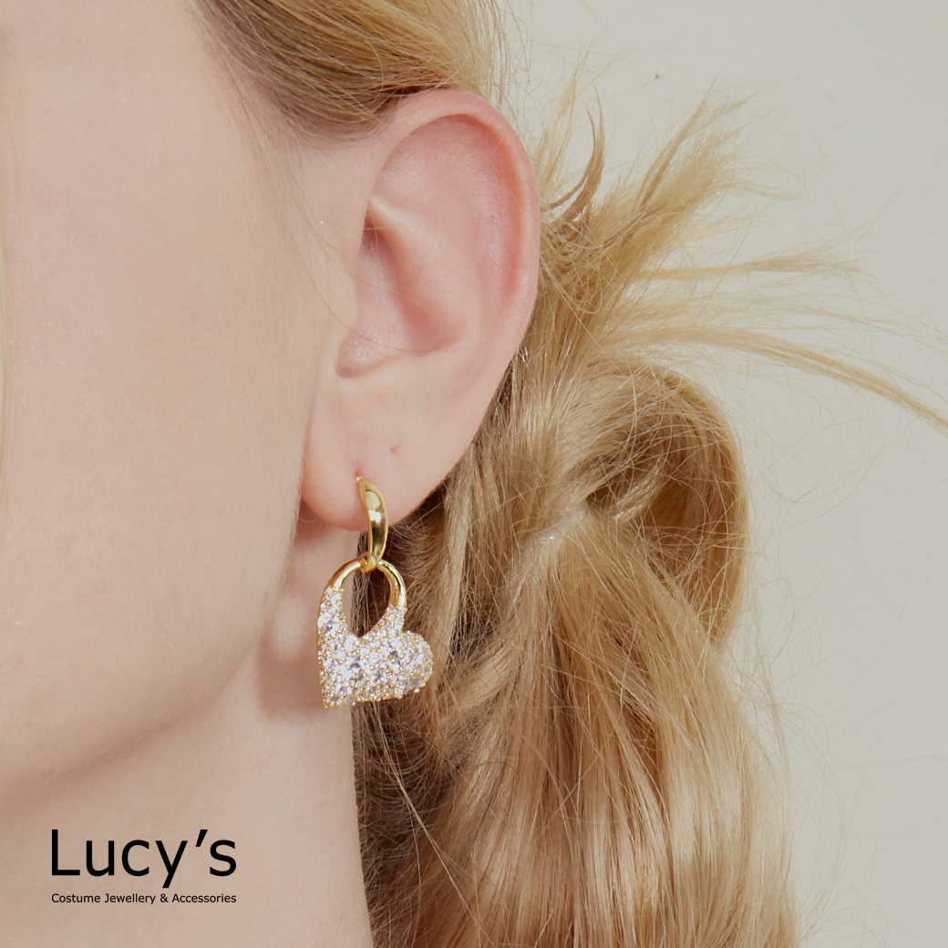 掛心 耳環 (二色) (122064/122065)