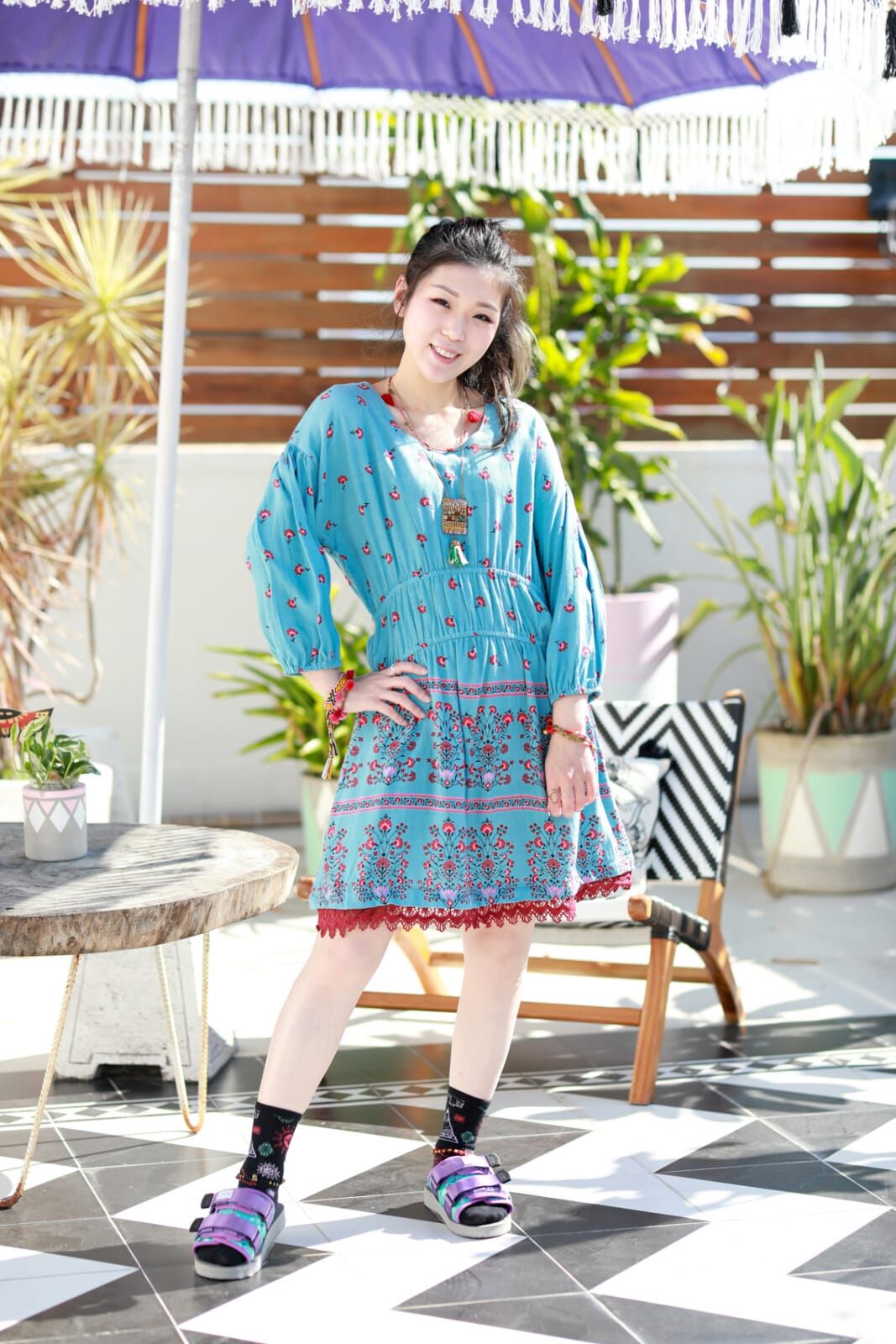 Macrame 連身裙 - M2596R/M2596P