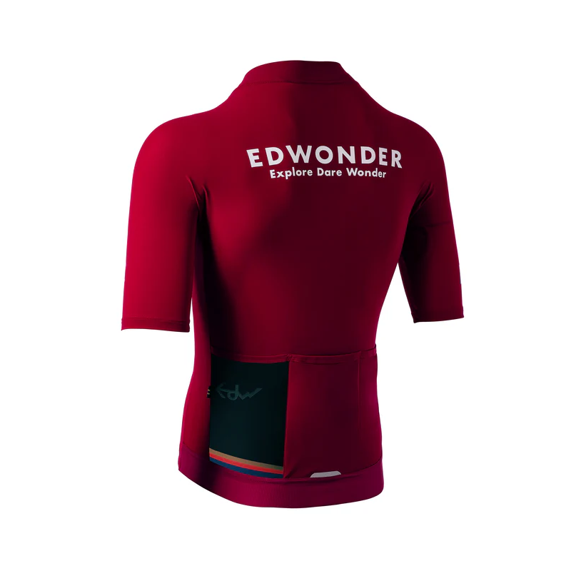 EdWonder EdW Edition 騎行服  酒紅色