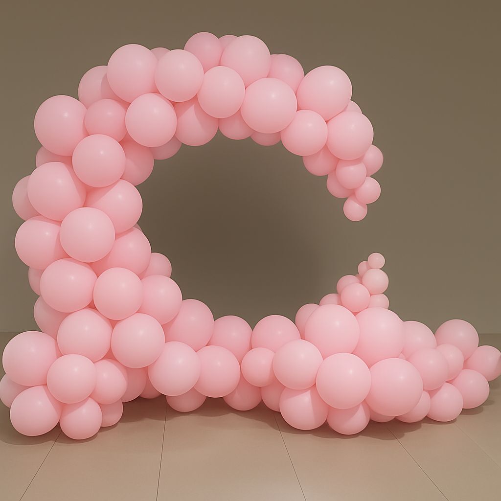 月亮及雲朵氣球組合氣球