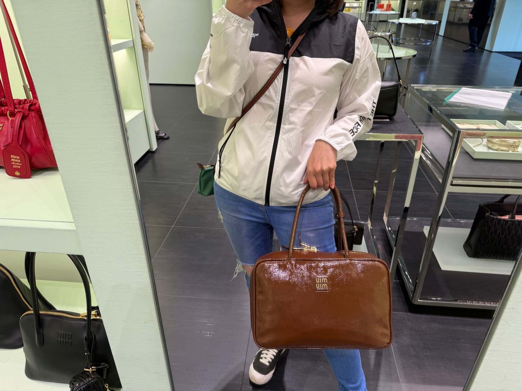 Miumiu bag Beau shoulder bag brown 5BB117