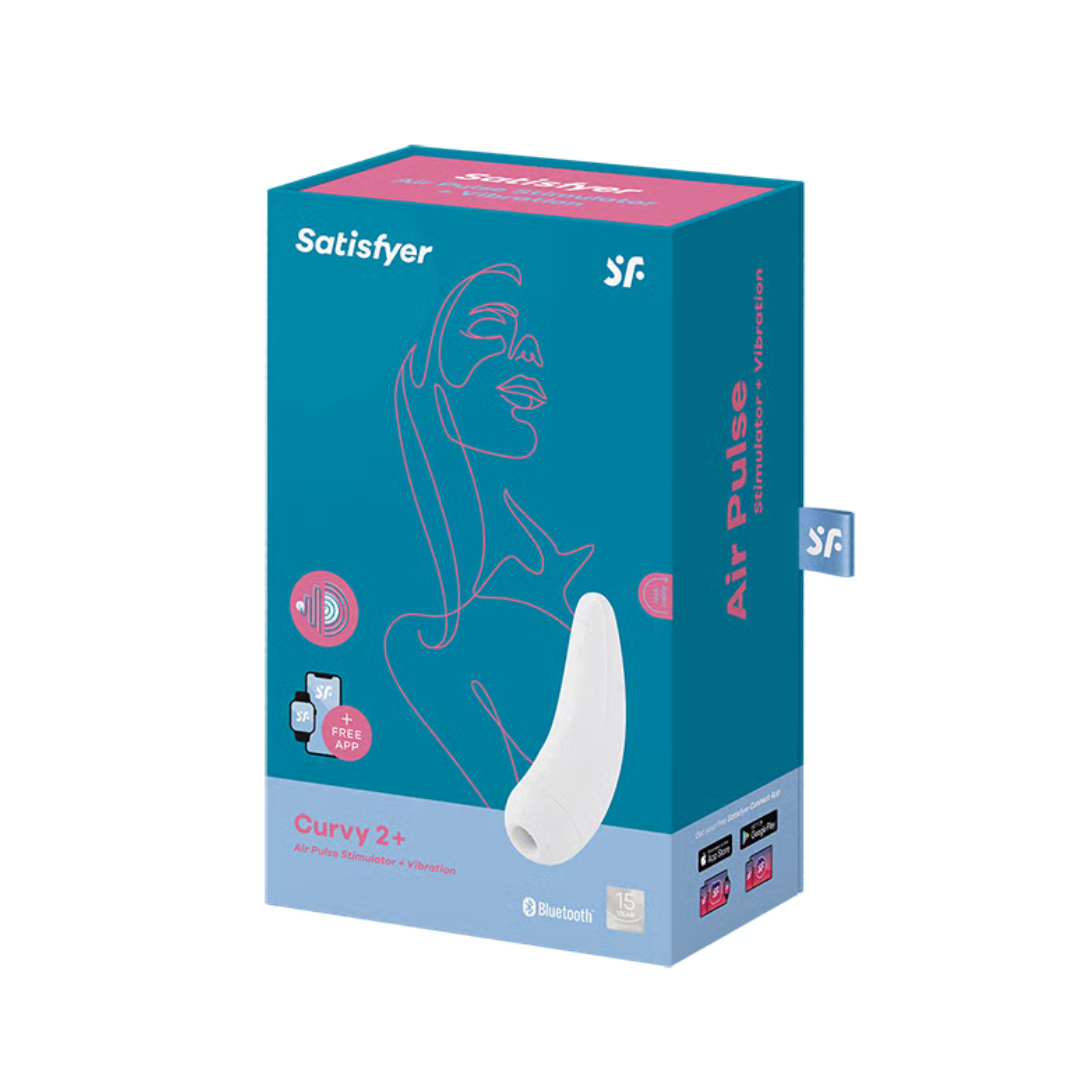 Satisfyer Curvy 2+ Sucker - White