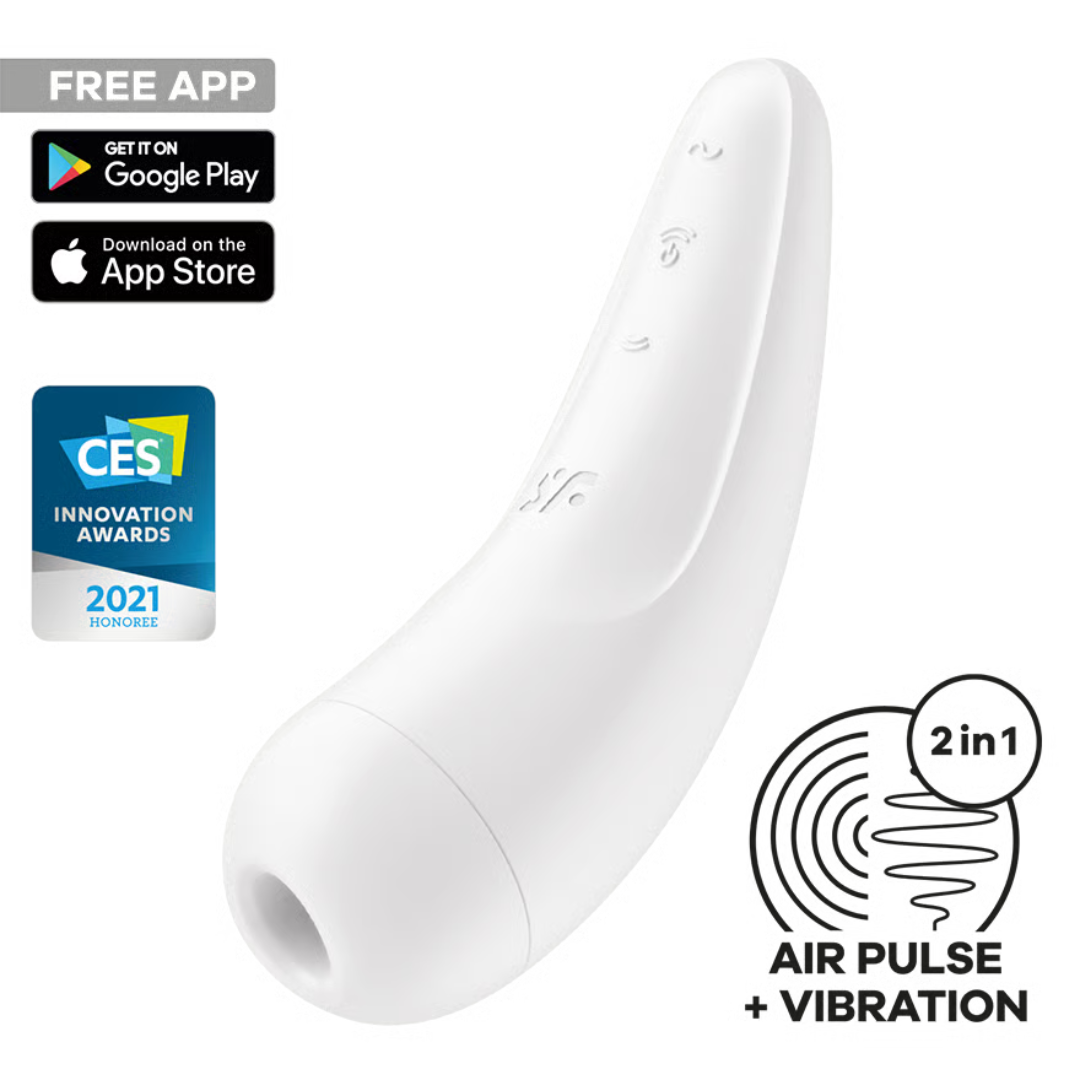 Satisfyer Curvy 2+ Sucker - White