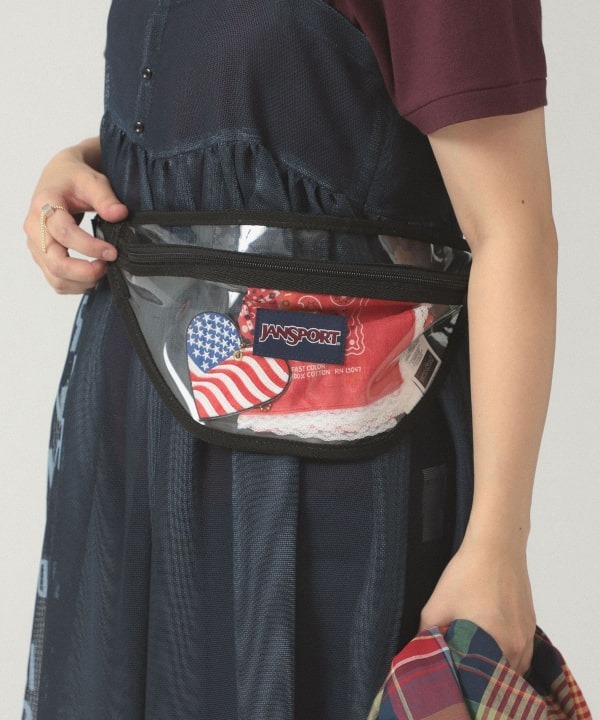 預購┃BEAMS BOY × JANSPORT 透明 腰包