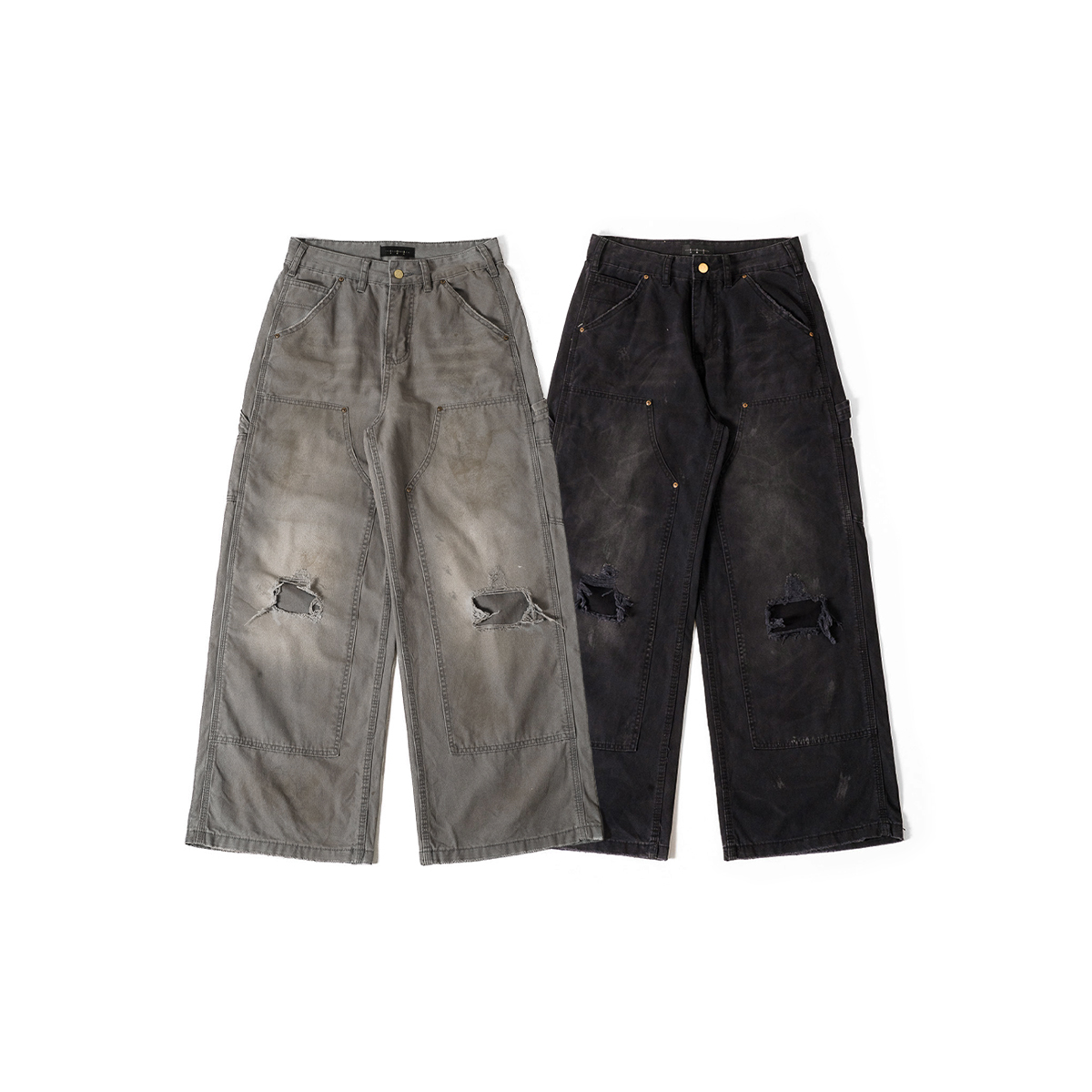 OurPick Washed Chino Pants 美式做舊破壞長褲 2色