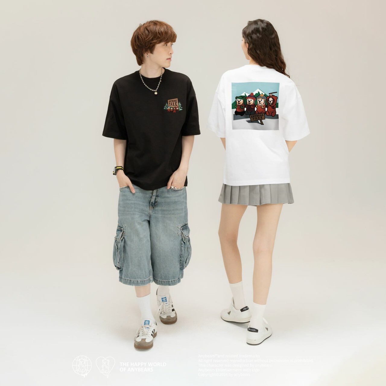 ANYBEARS® BEAR in the South Park 四賤熊 短Tee