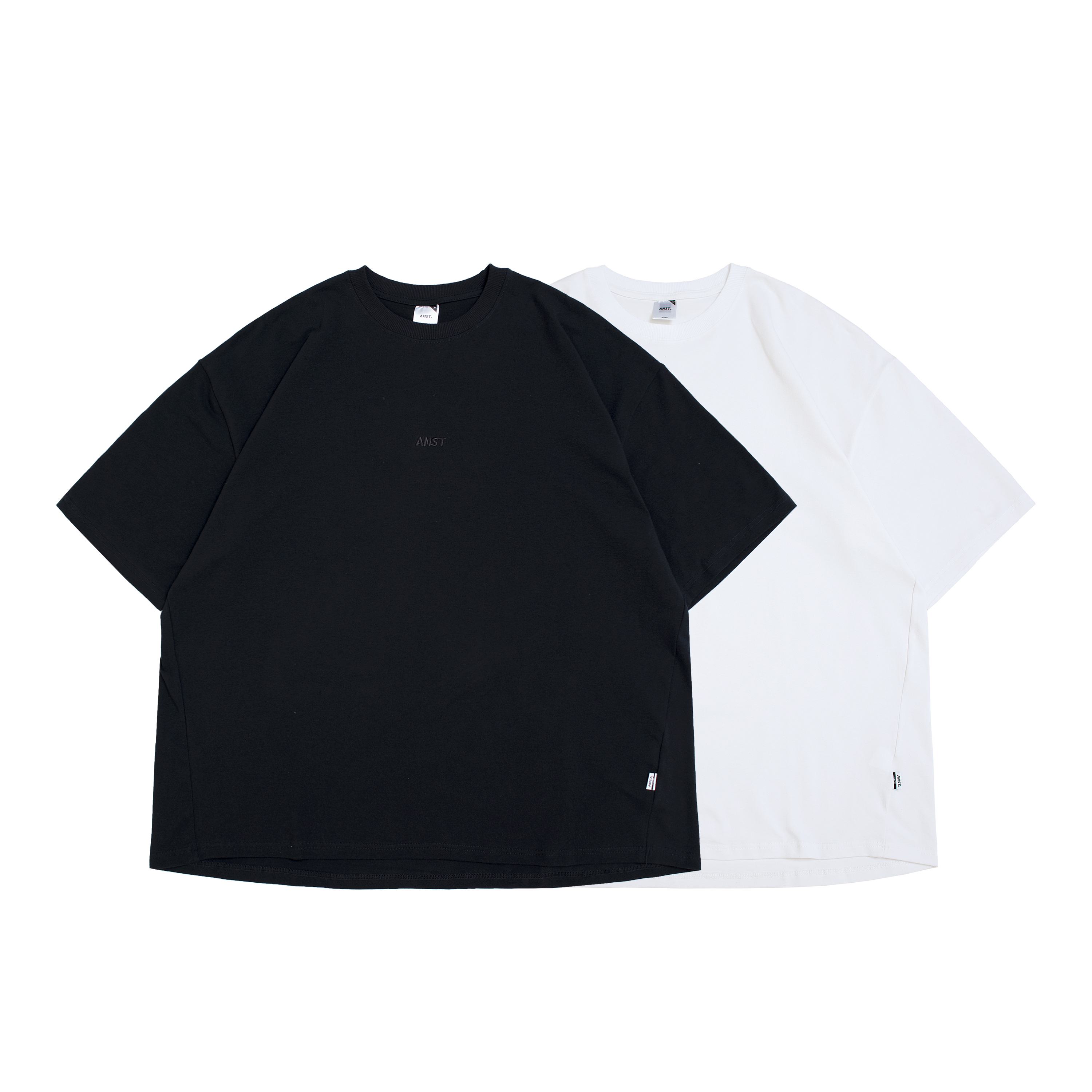 ANST 台灣40支刺繡剪裁短T AN.53