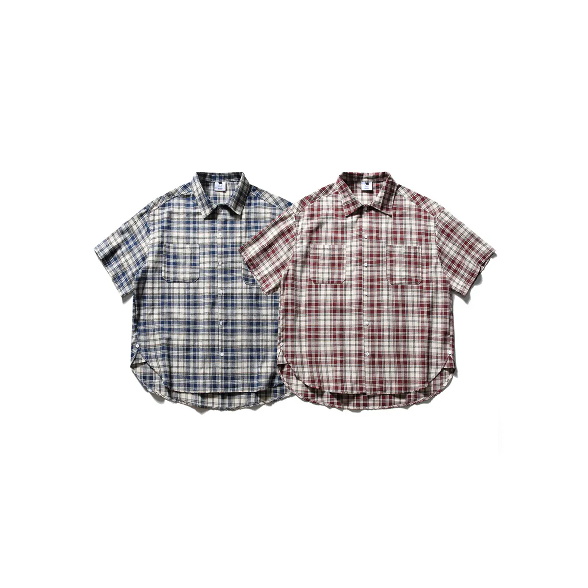 OurPick Checked Plaid Shirts 格紋短袖襯衫 2色