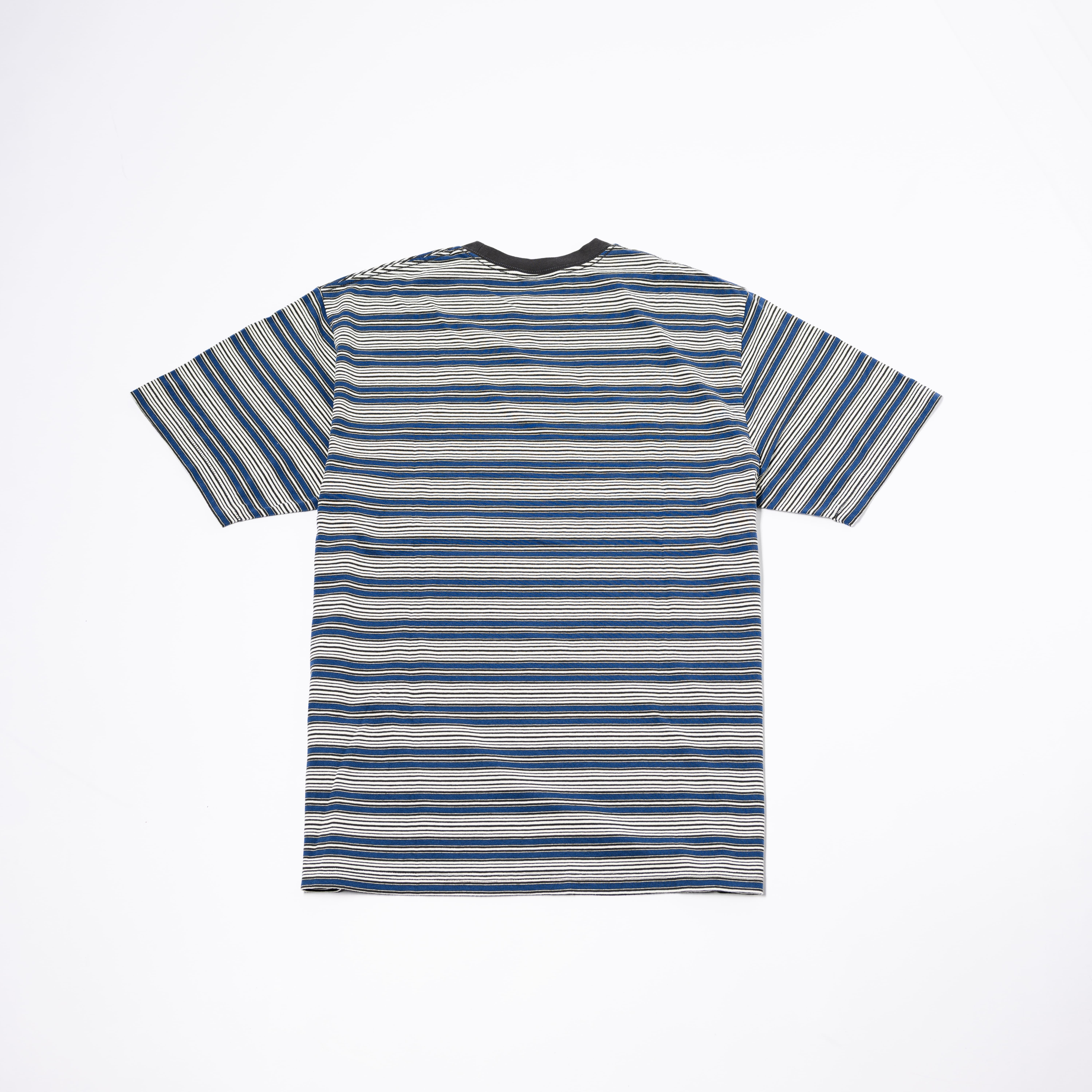 -(B2c02)-THISISNEVERTHAT STRIPED TEE T.N.T 條紋 短Ｔ藍色-TN251TTSST25