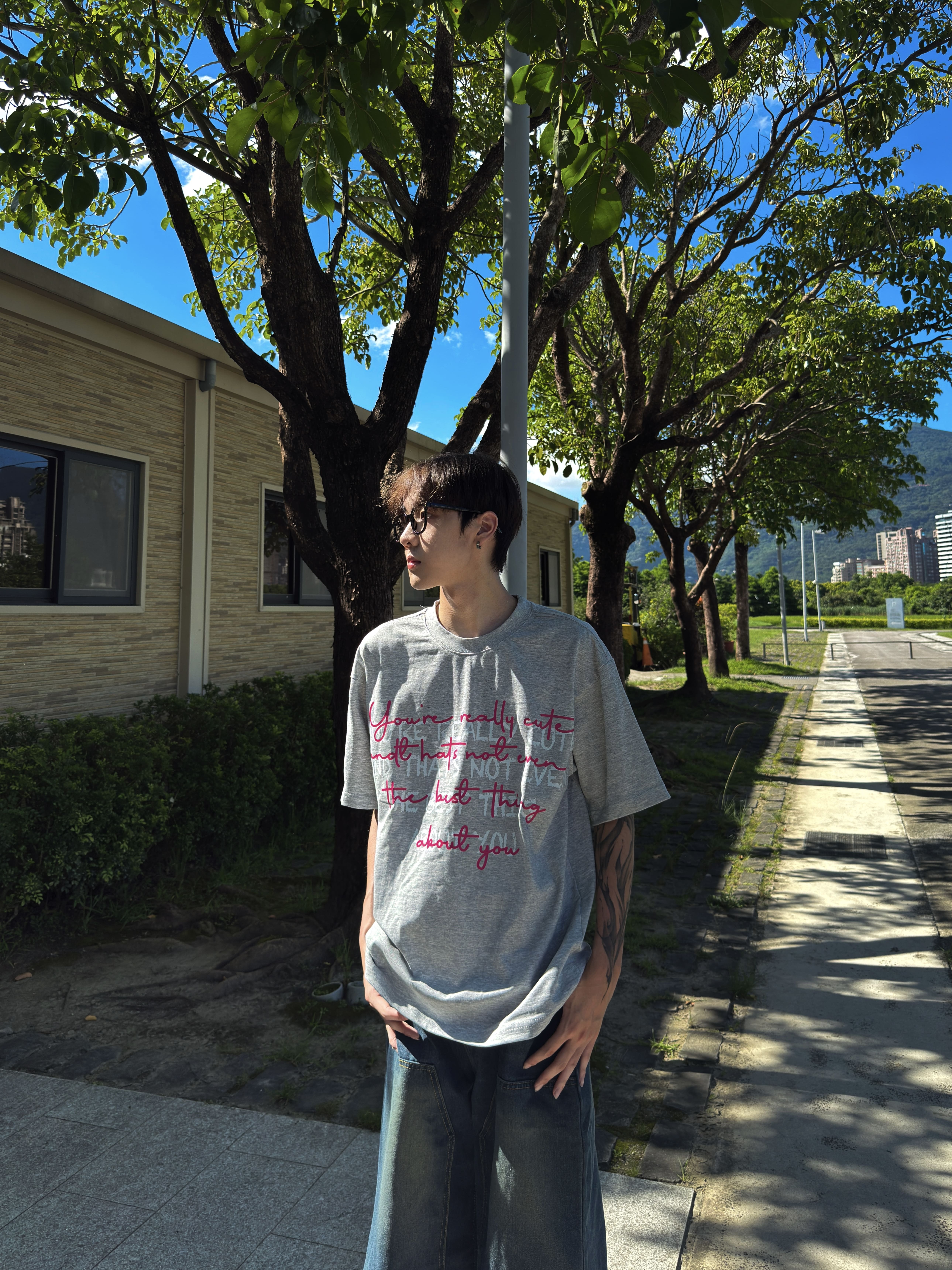 (現貨)重磅塗鴉印花短袖