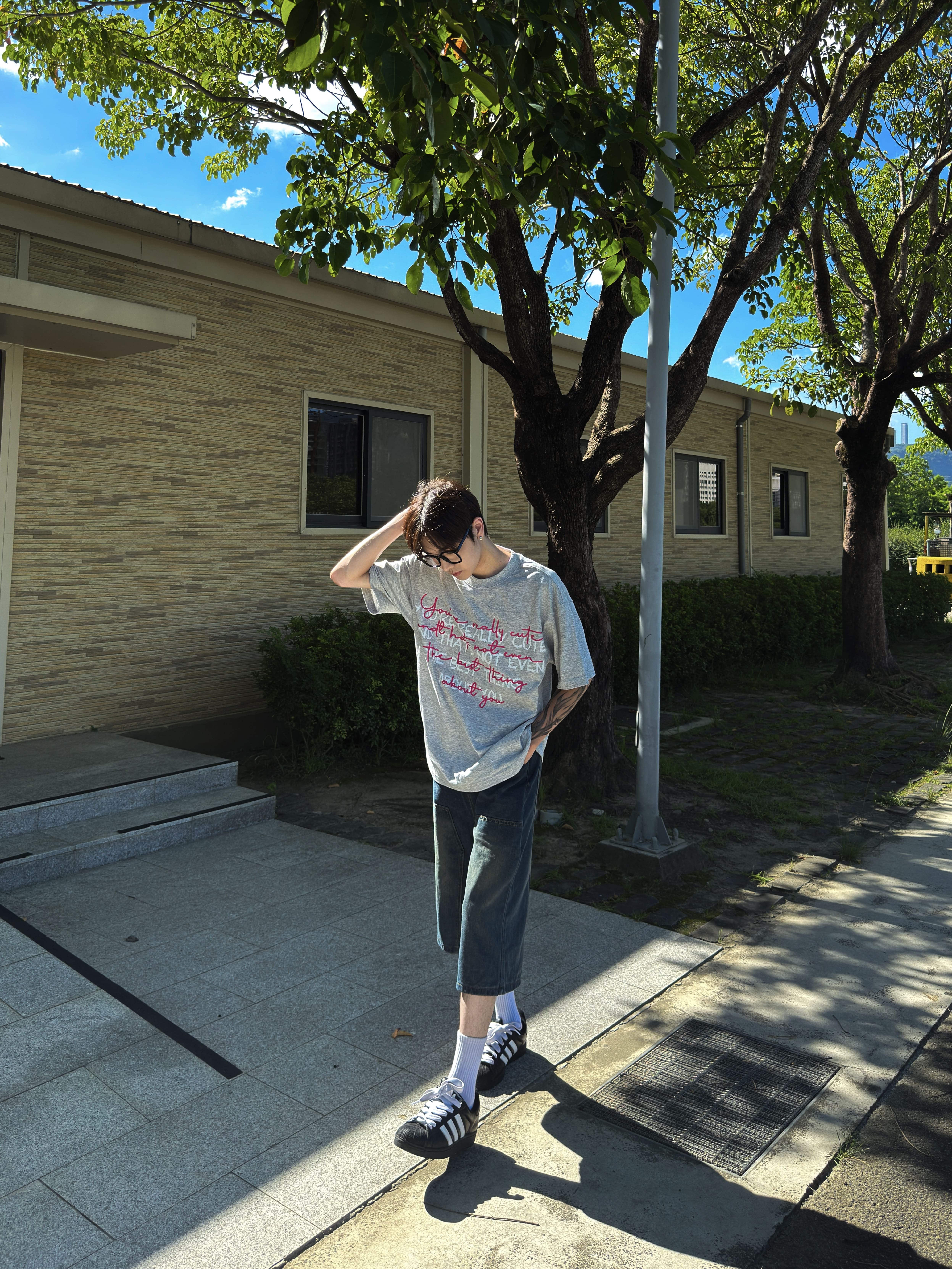 (現貨)重磅塗鴉印花短袖